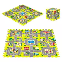 Putų kilimėlis vaikams City 9 elementai 90,5x90,5cm IPLAY