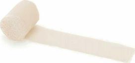 Party Deco Šifono juostelė šviesiai smėlio spalvos 40mm/5m 3vnt