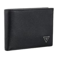 Guess Boston Bifold S SMNEBR LEA20 BLA (GU817-a) rankinė
