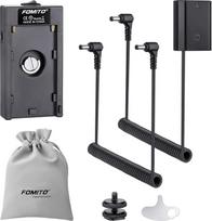 "Fomito NP-F970 F960 F750 F770 F550" baterijos adapteris BC-QZ1 įkroviklio konverteris į FZ100 aklą bateriją, skirtą "Sony A7III A7RIII A9 A9 A9S