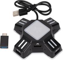 "Yoidesu" klaviatūros ir pelės keitiklis, klaviatūros ir pelės adapteris, USB pelės ir klaviatūros adapteris, tinka PS4, "Switch", PS3, One, juodas