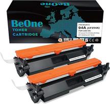 BeOne 2X 94A CF294A 94X CF294X suderinama tonerio kasetė, skirta "Laserjet Pro M118dw M148dw M148fdw M148fdw M149fdw" (2 juodos spalvos)
