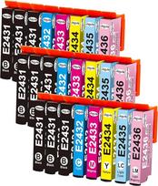Jagute 24XL pakaitinės rašalo kasetės Epson 24 24XL T2431 rašalo kasetės Epson Expression Photo XP-750 XP-760 XP-850 XP-860 XP-950 XP-960 XP-55