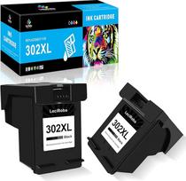 LeciRoba 302 XL HP 302 juodos spalvos spausdintuvo kasetės ir HP 302 XL juodos spalvos kasetės, skirtos HP DeskJet 1110 2130 3630 3636 3639 OfficeJet 3830 3831 3833 5230 5264 Envy 4524 4525 (2. 2. perdirbtos 2-
