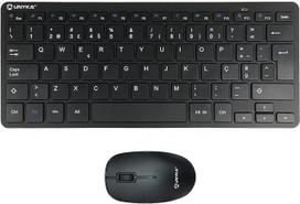 UNYKAch MK288 Pro Nano USB belaidė mini klaviatūra ir pelė 2,4 GHz portugalų kalba 79 klavišai membraniniai 1200 DPI tylus ergonomiškas Windows Mac Android Linux