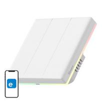 Išmanusis WiFi Jutiklinis Sieninis Perjungiklis Sonoff TX T5 3C (3 kanalai)