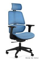Profesionali ergonominė biuro kėdė | Kvėpuojanti darbo kėdė | Mėlyna