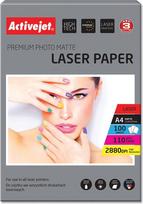 Activejet AP4-110M100L matte photo paper for laser printers; A4; 100 pcs