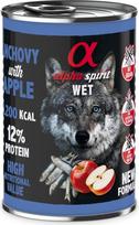 Alpha Spirit WET Anchovies with apple - wet dog food - 400g