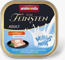 Animonda Vom Feinsten Adult Milkies with Poultry and Creamy Filling - Wet Cat Food - 100g