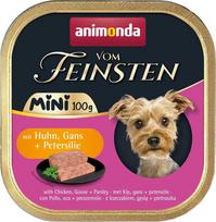 Animonda Vom Feinsten Adult Mini Chicken, goose and parsley - wet dog food - 100g