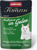 Animonda Vom Feinsten Adult Raffinesse in Jelly rich in Chicken with Game - Wet Cat Food - 85 g