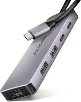 Axagon HMC-5H60 2xUSB-A HDMI4K 1x USB-C PD100W USB-C