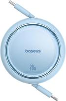 Baseus Free2Pull Expandable USB C to iP Ligtning fast charging cable 1 m 20 W Blue