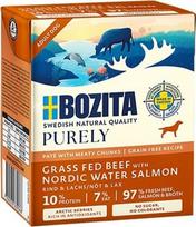 Bozita Purely Paté Duoprotein Beef and salmon - wet dog food - 370g