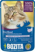 Bozita sterilised pieces in jelly with turkey - wet cat food - 85g