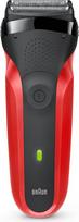 Braun Series 3 300s Foil shaver Trimmer Black, Red
