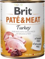 Brit Paté & Meat with Turkey - wet dog food - 800g