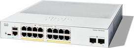 Cisco Catalyst 1300-16FP-2G Managed Switch, 16 Port GE, Full PoE, 2x1GE SFP, Limited Lifetime Protection (C1300-16FP-2G)
