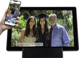 Denver PFF-1070B digital photo frame Black 25.6 cm (10.1") Touchscreen Wi-Fi
