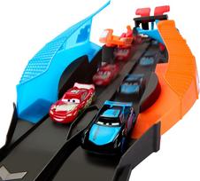 Disney Pixar - Cars Glow Racers Launch & Criss-Cross Glow Race Playset (HPD80)