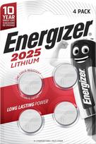 Energizer BATTERIES SPECIALIZED CR2025 4 PIECES