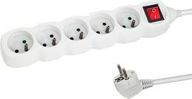 Esperanza ELK215W Power strip 5GN/3M White