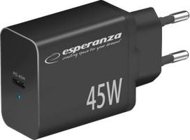 Esperanza EZC108K mains charger 45W Black