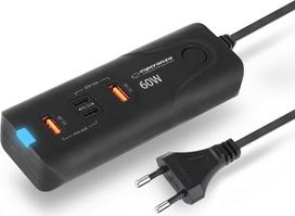 Esperanza EZC109 mains charger 60W Black