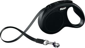 Flexi - New Classic S 5M Leash Tape Black Max 15Kg - (600.7764)