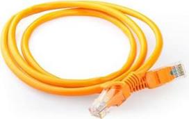Gembird Patch Cord Cat5e UTP 0.5m orange moulded strain relief