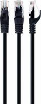 Gembird PATCH CABLE CAT6 UTP 5M/BLACK PP6U-5M/BK GEMBIRD