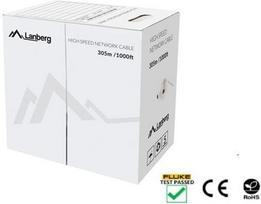 Lanberg Cable UTP Kat.5e wire LCU5-12CU-0305-BK black