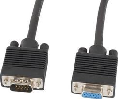 Lanberg Cable VGA Ferryt 1.8M M/F Shield black
