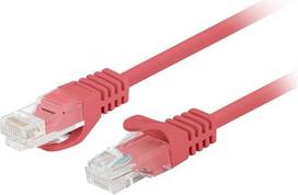 Lanberg Fluke Passed Lanberg patchcord cat.6 UTP 0.25 m red 10-pack
