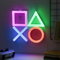 Paladone Playstation Wall Mountable LED Neon Light (high: 25 cm) / Playstation neonowa lampka ścienna (wysokość: 25 cm)