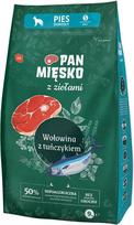 Pan Mięsko PAN MĘSKO with Herbs Beef with tuna S - dry dog food - 9kg