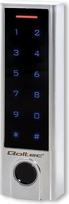 Qoltec 52448 Code lock TITAN with fingerprint reader | RFID | BT 4.0 |Code | Card | key fob | Doorbell| IP68 | EM