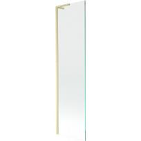 Mexen Next L vonios širmos su vienu varstomu skydu 50 x 150 cm, permatomas, auksinis šlifuotas - 895-050-000-03-00-55