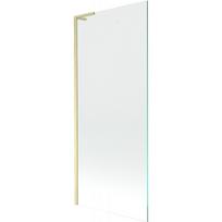 Mexen Next L vonios sienelė, vienos durys 80 x 150 cm, permatoma, auksinė šlifuota - 895-080-000-03-00-55