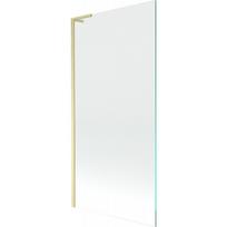 Mexen Next L vonios sienelė, 1 durys, 90 x 150 cm, skaidri, auksinė matinė - 895-090-000-03-00-55