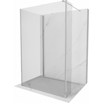 Mexen Kioto dušo sienelė Walk-in 90 x 90 x 30 cm, skaidrus, chromas - 800-090-090-221-01-00-030