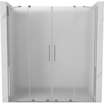 Mexen Velar Duo slankiojančios dušo durys 180 cm, matinės, chromas - 871-180-000-32-01