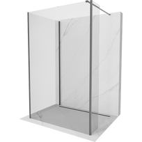 Mexen Kioto dušo siena Walk-in 120 x 115 x 30 cm, permatoma, ginklų metalas - 800-120-115-221-95-00-030