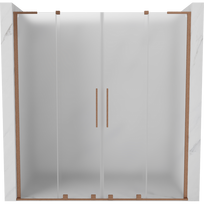 Mexen Velar L Duo stumdomos dušo durys 180 cm, matinės, valcuotas varis - 871-180-003-32-65