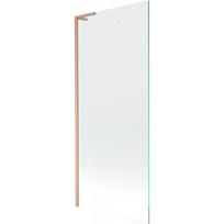 Mexen Next L vonios pertvara, 1-durų 80 x 150 cm, skaidri, šlifuotas varis - 895-080-000-03-00-65