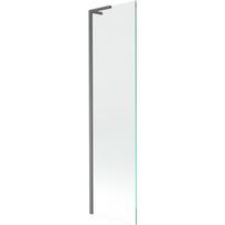 Mexen Next L vonios ekranas 1-duris 50 x 150 cm, permatomas, šešėlinė pilka šlifuota - 895-050-000-03-00-66