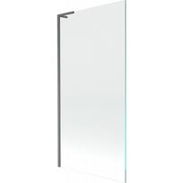 Mexen Next L vonios staktas 1-duris 90 x 150 cm, permatomas, šautuvas pilkai šlifuotas - 895-090-000-03-00-66