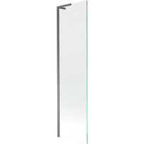 Mexen Next L vonios ekranas 1-durų 50 x 150 cm, skaidrus, ginklų metalo - 895-050-000-03-00-95