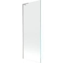 Mexen Next L vonios uždanga, vienos dalies, 70 x 150 cm, permatoma, šlifuotas nikelis - 895-070-000-03-00-97